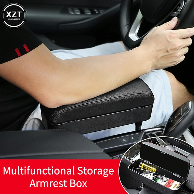 Caja de reposabrazos Universal para coche, soporte de codo ajustable,  consola central, reposabrazos, estilo de coche
