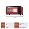 New mini 12L fully automatic cooking stove pizza cake baking multifunctional kitchen appliance electric oven mini oven 6
