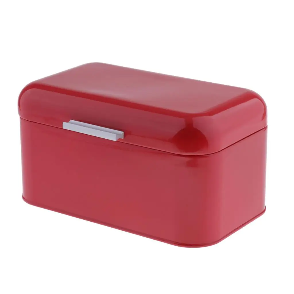 תיבת אחסון לחם מברזל מארגן תיבת אחסון רב תכליתית לנסיעות בית מטבח