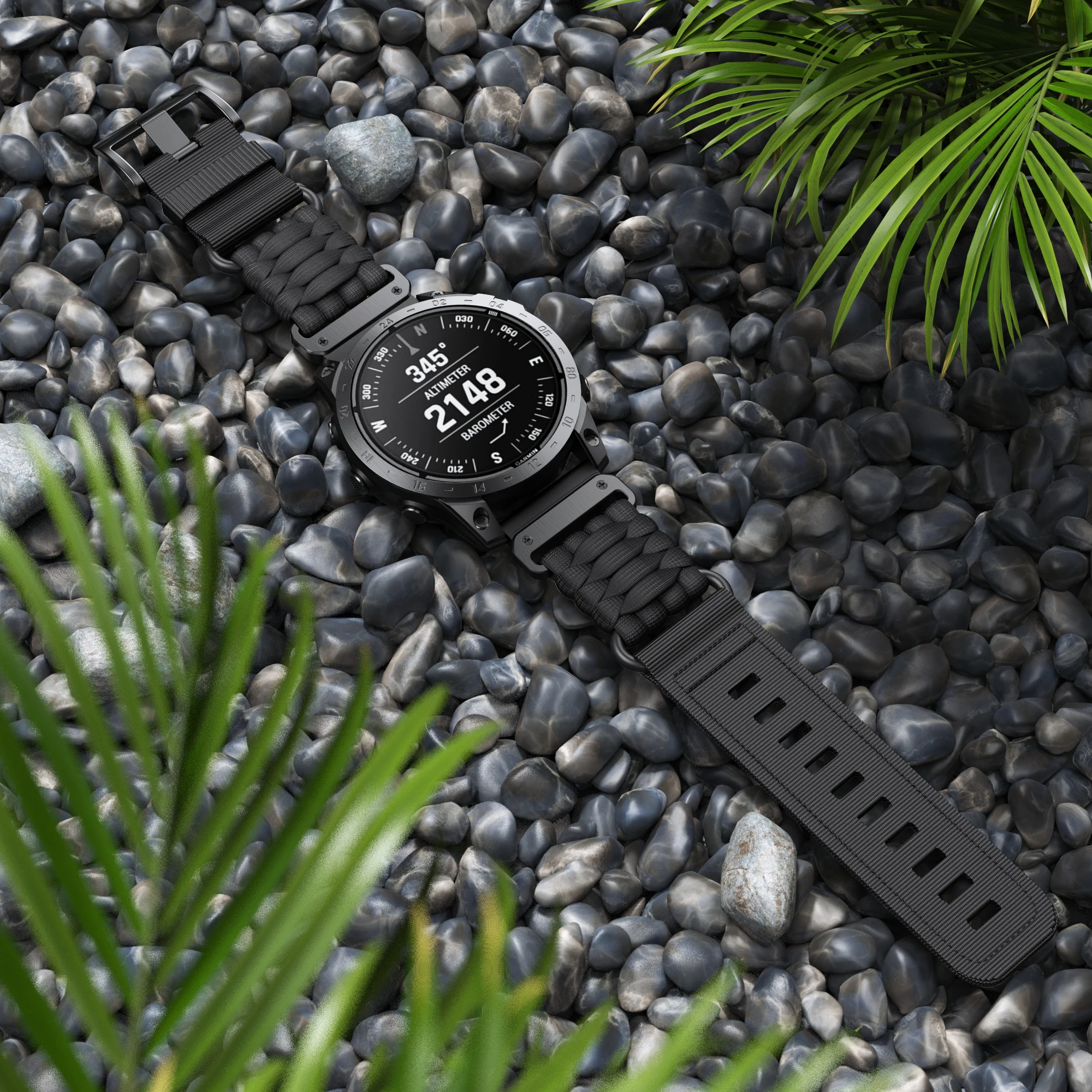 26mm Quick Fit Umbrella Nylon Strap Belt For Garmin Fenix5X/5XPlus/6X/6XPro/7X Wristband Fashion Watch Band Instinct Bracelet