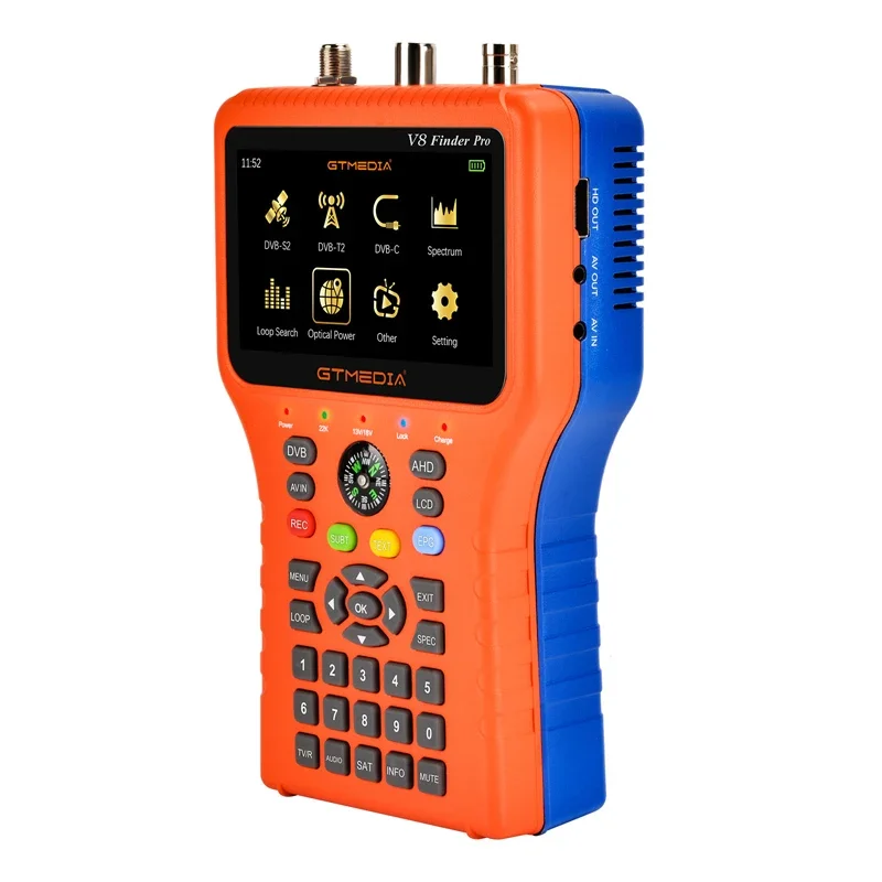 Original GTmedia V8 Finder Pro Satellite Meter DVB-S2 DVB-T2 DVB-C AHD H.265 Satellite Finder better than satlink ST-5150 ws-693