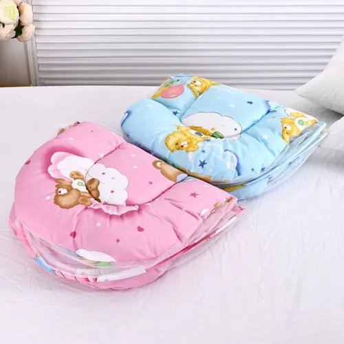 Foldable Folding Pressure Proof Crib Middle Bed for Newborn Baby Isolation Bionic Travel Crib baby crib