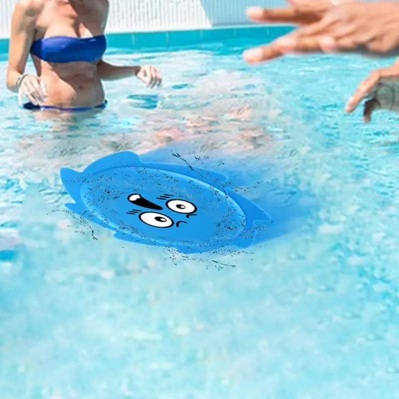Water Splash Flying Disc Children Toys Swimming Pool Outdoor Sport Summer Beach Party Games Silicone Flying Ring for kids