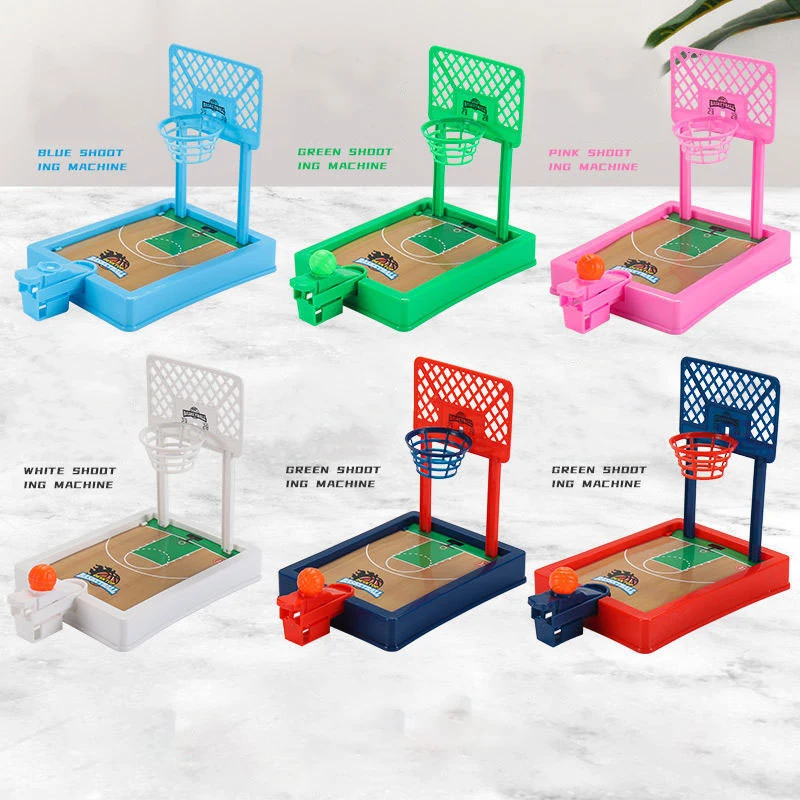 2023 New Desktop Table Game Mini Basketball Finger Shooter Machine Party Table Summer Interactive Sports Games for Kids Adults portable funny mini basketball hoop toys kit indoor home basketball fans sports game toy set for kids children adults