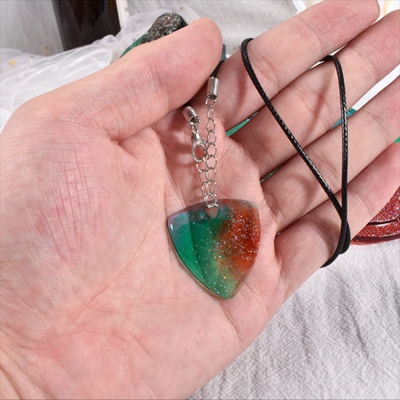 Guitar Pick Box Mould Resin Casting Epoxy Mould Music Accessories Pendant