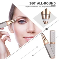 Women's Electric Eyebrow Trimmer Rechargeable Hair Removal Shaving Lip Bikini Lady Shaver Remover Body Facial Nose Epilator 1
