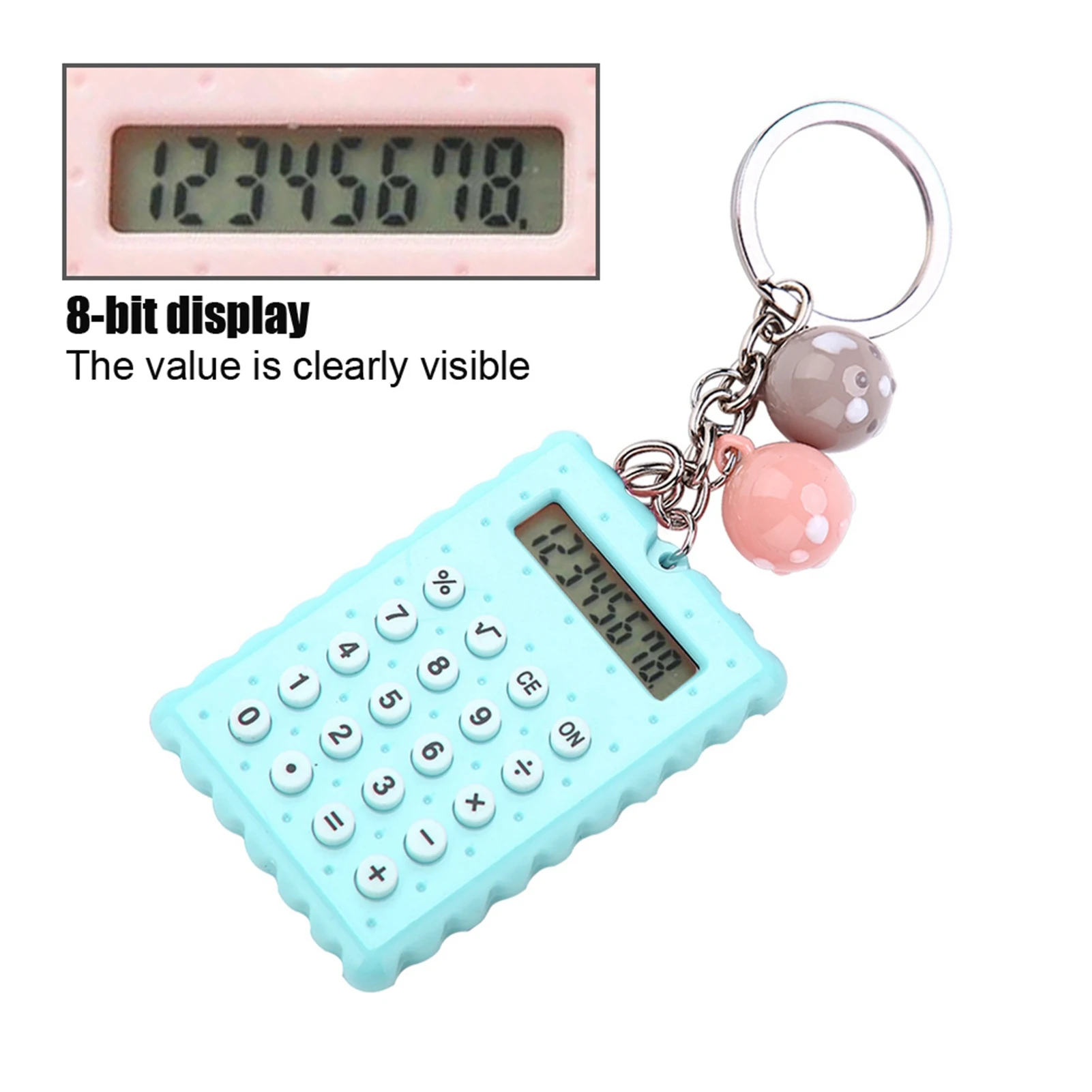 Calculator Calculator Cute Mini Calculator Mini Portable Cute Key Chain Calculator Candy Color Calculator