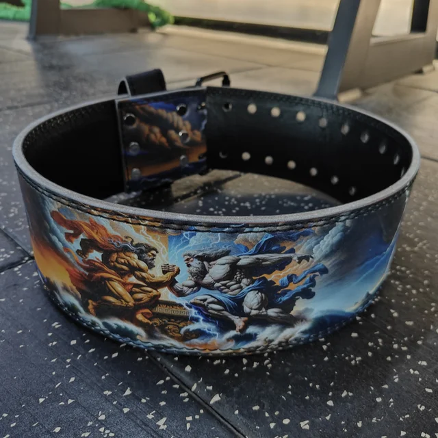 War of Gods Weightlifting Belt Gym Strength Training Belt, Professional Powerlifting Belt for Gym Fitness Workout Waist Support War of Gods Weightlifting Belt Gym Strength Training Belt, Professional Powerlifting Belt for Gym Fitness Workout Waist Support