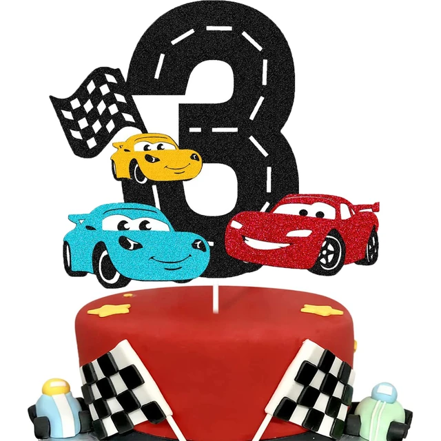 Bolo Carros Relâmpago McQueen - Cars cake ( Lightning Mc Q…