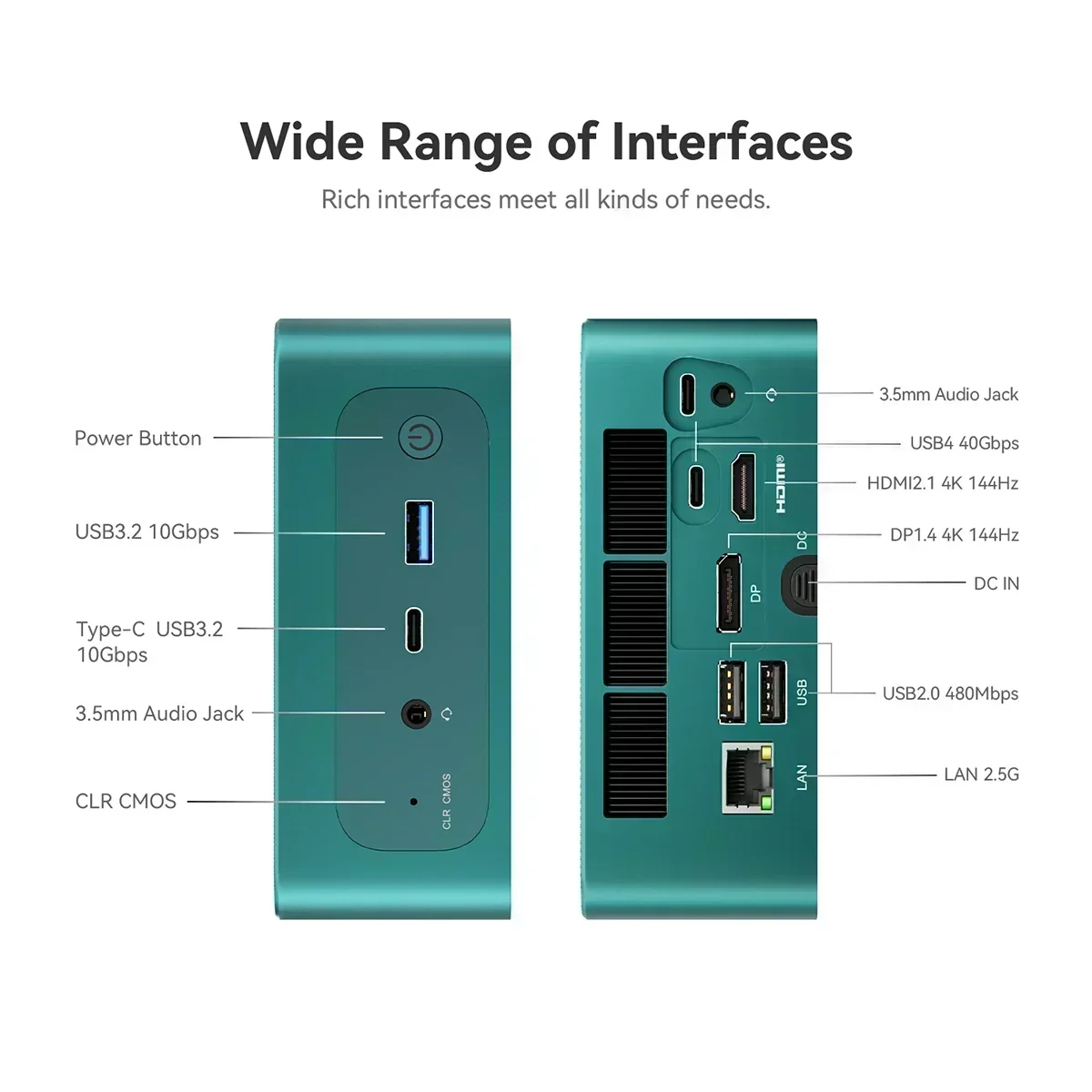 Beelink SER7 MAX Ryzen 7 7840HS 미니 PC, 윈도우 11, DDR5 5600MHz, PCle4.0, Nvme SSD, Wifi 6, BT5.2, 65W 게임용 미니 PC