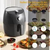 7 Inch/8 Inch Air Fryer Accessories Set Food-grade Airfryer Accessories with Cake Basket Pizza Pan Stainless Steel Skewer Rack 2