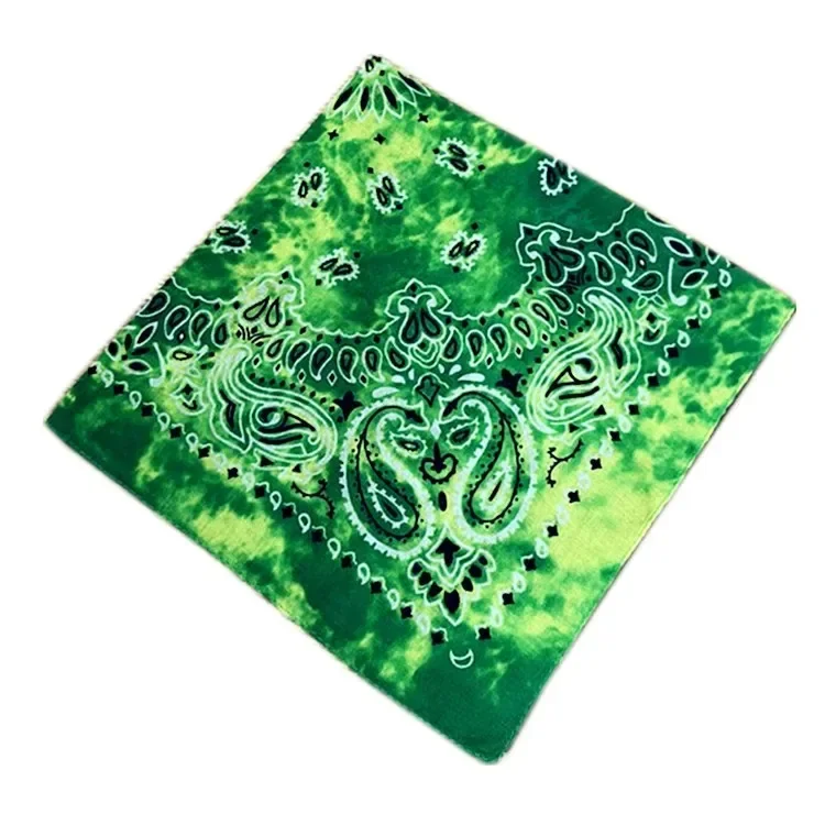1/2/3 stücke Outdoor Radfahren Baumwolle Quadrat Schal Frauen Männer Paisley Print HipHop Bandanas Schals Stirnband Taschentuch Haar Maske – Detail 19