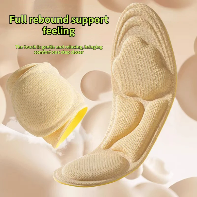 thumbnail image 5 of Plantillas de espuma viscoelástica con masaje 6D para suelas de zapatos, plantillas transpirables con amortiguación para zapatillas, plantillas para correr para pies, plantillas ortopédicas, desodoran, 5 of 5