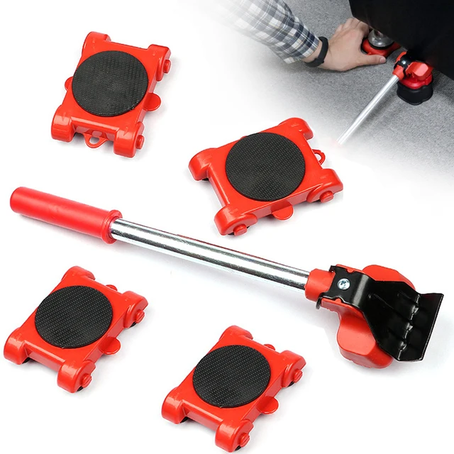 Heavy Duty Furniture Lifter Appliance Moving and Lifting System Adjustable  Height Lifting Tool for Easy Safe Moving Tools