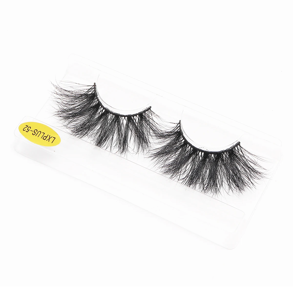 

LASHWOODS Lashes Mink 25mm Fluffy messy 5D Mink Eyelashes Dramatic Soft Long Eyelash Extension With Custom Logo Packaging