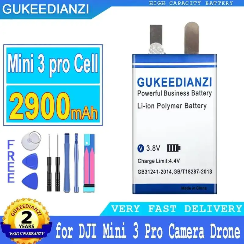 Batterie 2900mAh pour DJI Mini 3 Pro Cell - Longue Durée