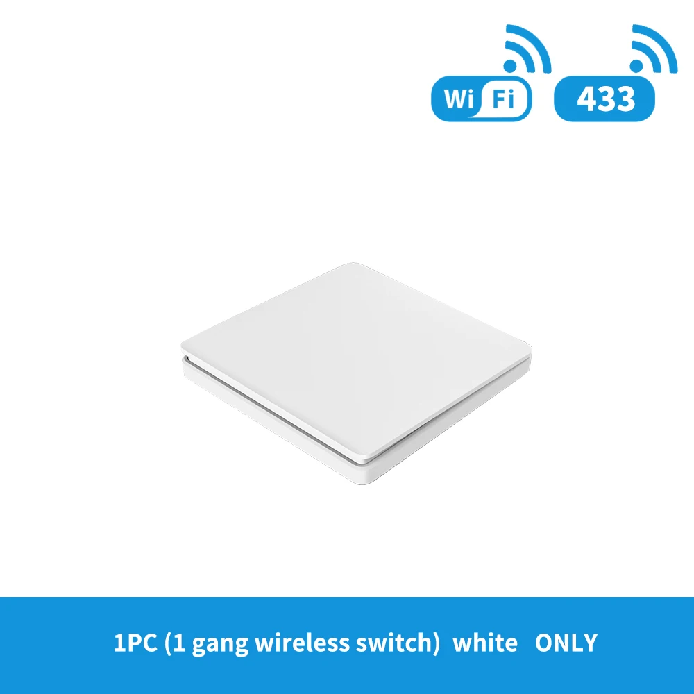 GERMA 16A WIFI Switch Smart Home Tuya App Remote Control Smart Timer Switch No Battery Light Switch Work with Google Home Alexa 
