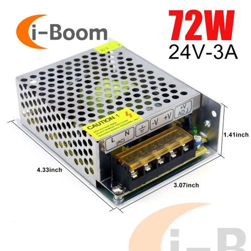 Bloc d'alimentation desktop 220V 24v 72W