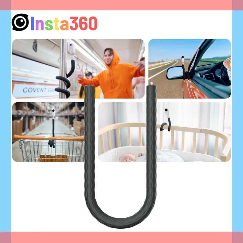 Insta360 Monkey Tail Mount Flexible Tripod Selfie Stick for X3/ONE  RS/X2/R/GO2 Accessaries