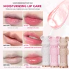 BEAUTY GLAZED Pink Bear Long Lasting Moisturizing Waterproof Natural Lip Balm Natural Formula Repairs Dry Lips Makeup 6