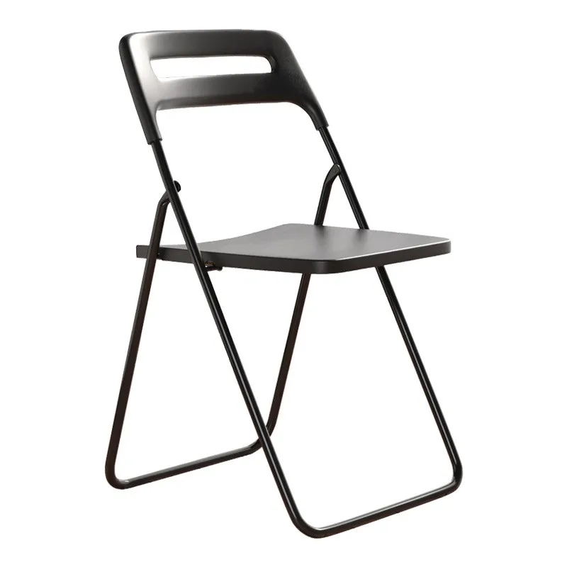 Folding Chair Minimalist Home Leisure Backrest Dining Exhibition Plastic