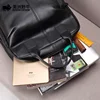 BISON DENIM New Genuine Leather Men Backpack Laptop School Backpack Bag 2024 Fashion Waterproof Travel Bag Casual Book Bag 5