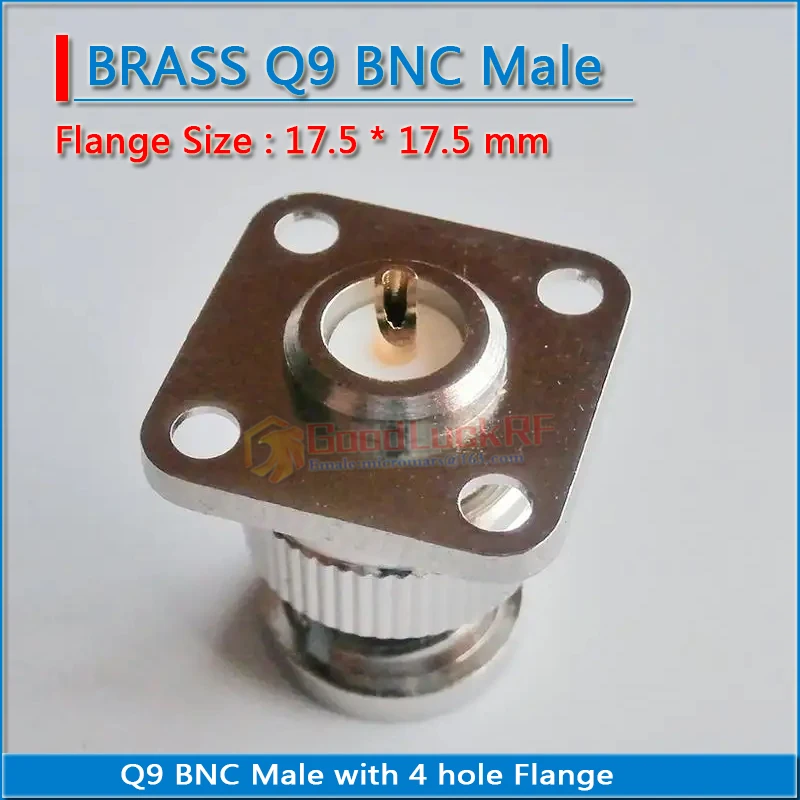 Bnc Crimp 4 Agujero De Montaje En Panel Conector Bnc - Buy Conector De Crimpado