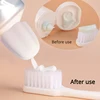 3pcs Self closing toothpaste cap silicone lid free lazy toothpaste cap cleaning and dust prevention 5