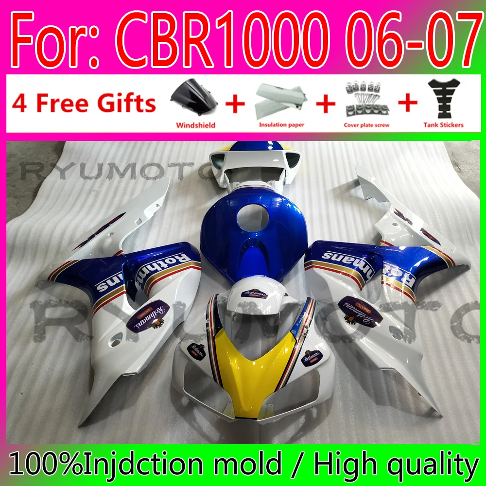 

New ABS Motorcycle Injection mold Fairings Kit Fit For Honda CBR1000RR 2006 2007 cbr1000 06 07 bodywork fairing