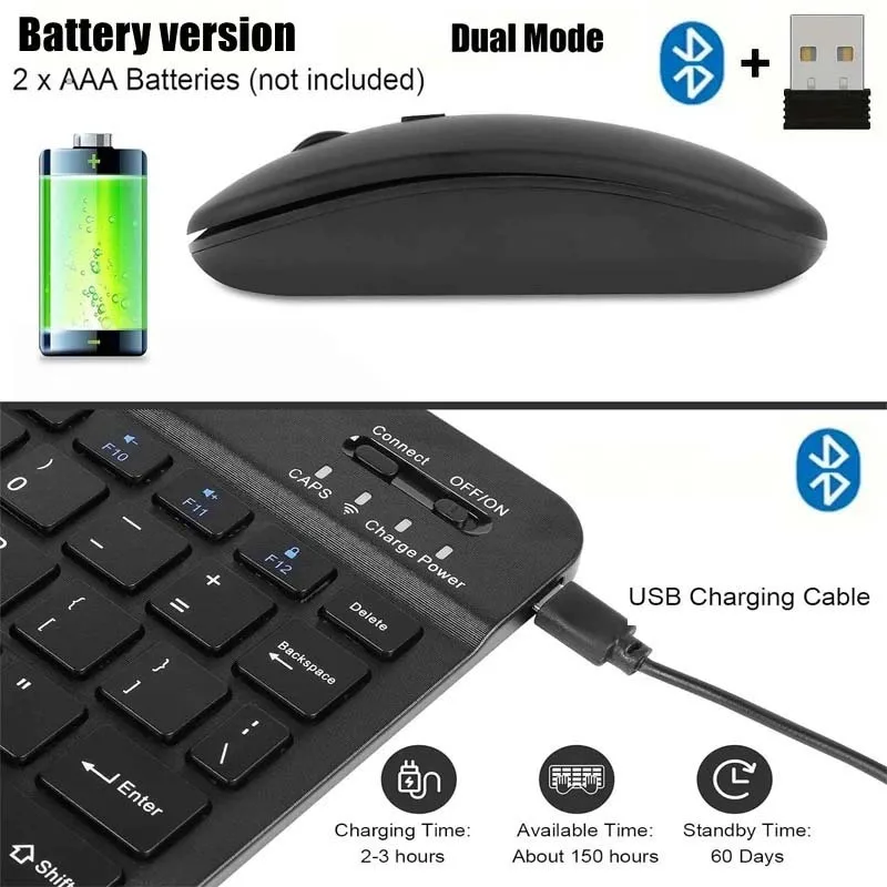 Bueuwe Custodia per Tastiera per Xiaomi Pad 5/5 PRO