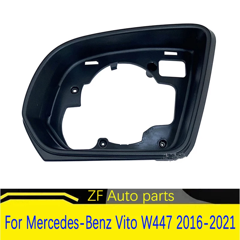 Cadre De Rétroviseur Gauche Avant Pour Mercedes Vito W447 (2016-2023) - Noir ABS, Remplacement Facile - Numéro OEM A4478101500