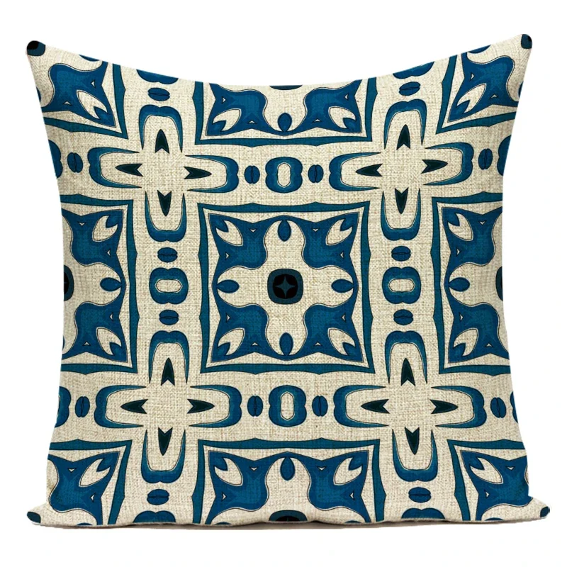 Boho Mandala Decorative Throw Pillow Cover