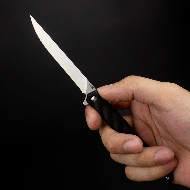 Camping Folding Knife Portable Sharp Blade Survival Knife Durable Hunting Self Defense Fruit Cutter Kitchen Knife For Outdoor hanging knife rack