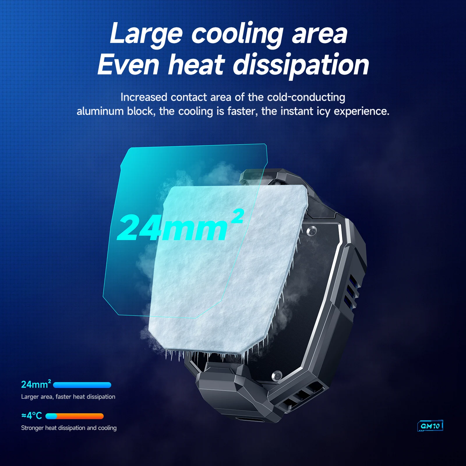 Hoco Mobile Phone Cooling Fan Radiator For iPhone 12 13 Pro Max Universal Back Clip Game Cooler Support 4.5-7 inch Smart Phones