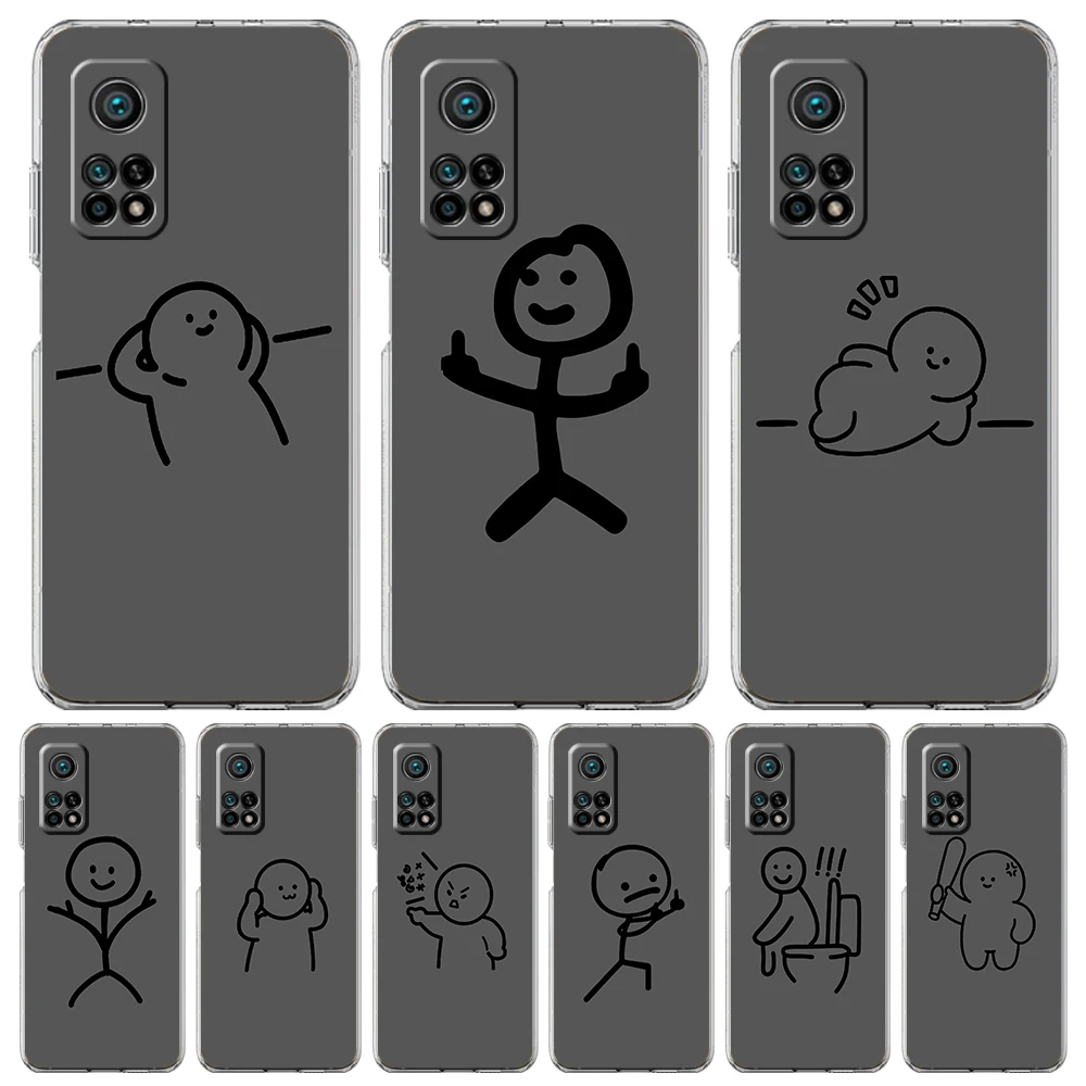 Matchman Cartoon Handy hülle für Xiaomi Mi Poco F3 x3 x4 GT NFC M3 M4 11 Ultra 12 11x 11i Pro Lite 5g Soft Transparent Cover Taschen