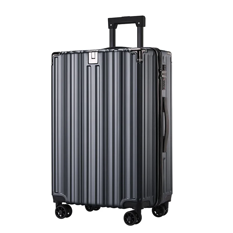Travel Suitcase Aluminum Framed，Suitcase on wheels，Laptop Compartment/Pocket 20,22,24,26 inch Large Checked-in Luggage