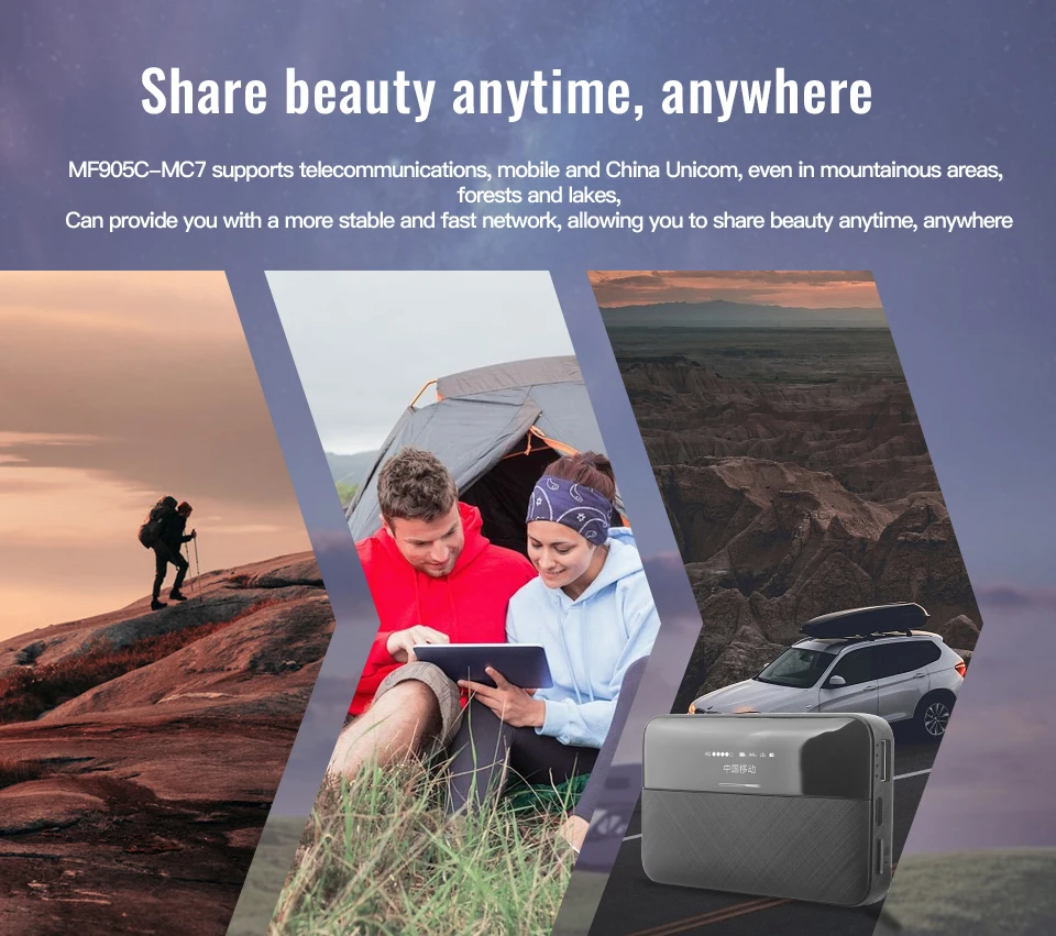 KuWFi-Mobile 4G LTE Router, 150mbps, Mini Roteador