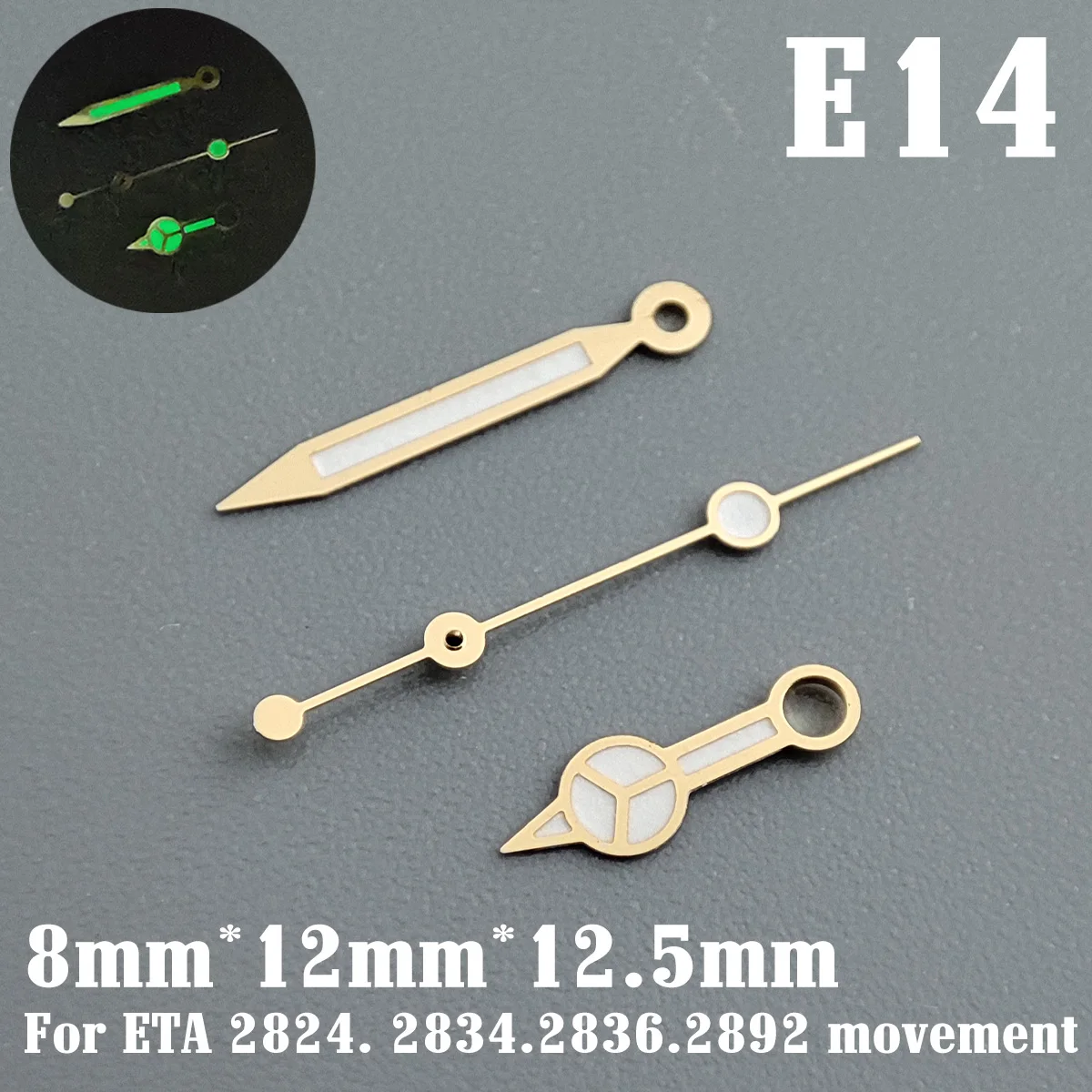Green Super Luminous Watch Hands