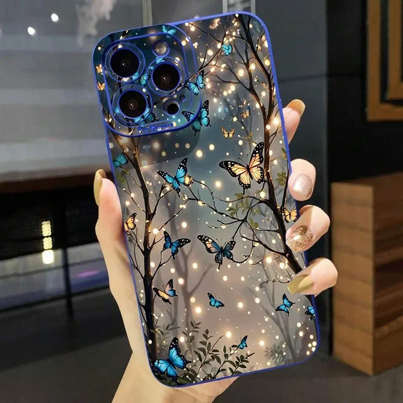 Luminous Butterfly Design Phone Case Cover
