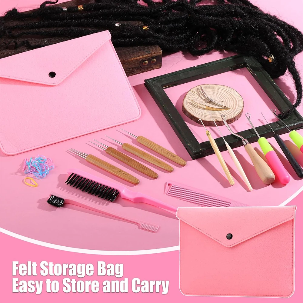 Premium Dreadlock and Hair Braiding Crochet Hook Kit - Versatile and Precise Tools