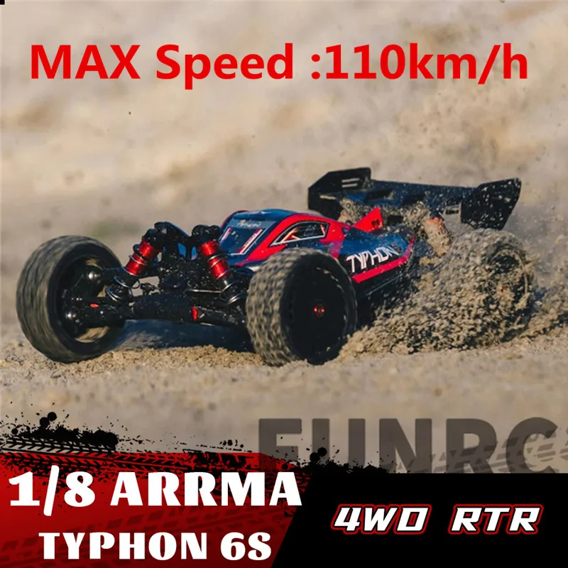 ARRMA18TYPHON6SV5BLXBuggyBrushlessHighSpeed4WDRTRRCCar