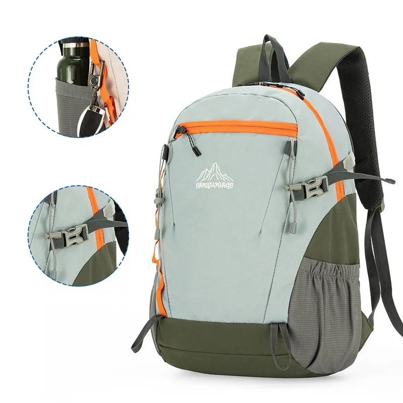 Lightweight Mountaineering Bag 20 Liters Men's Backpack Outdoor Hiking Backpack Girls Travel Lightweight College Student Bag