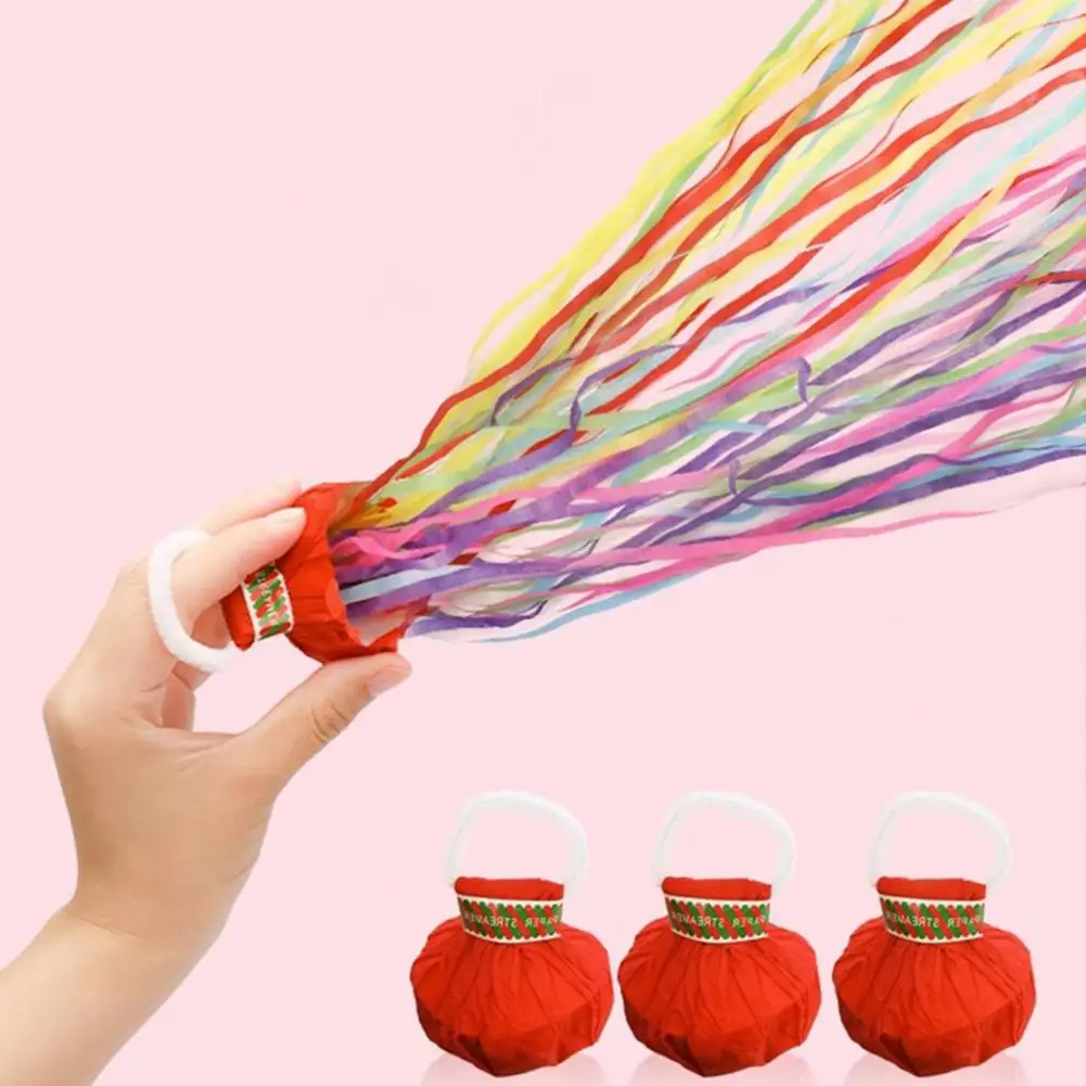 

10Pcs Hand Throw Streamer Popper Birthday Wedding Opening Graduation Retirement Party Celebration Confetti Paper Ribbon Cracker