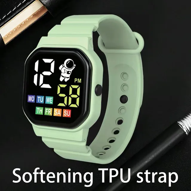 Montre intelligente pour enfants affichage semaine LED montres numériques pour garçon fille Montre de Sport étanche Montre Enfant livraison directe 1