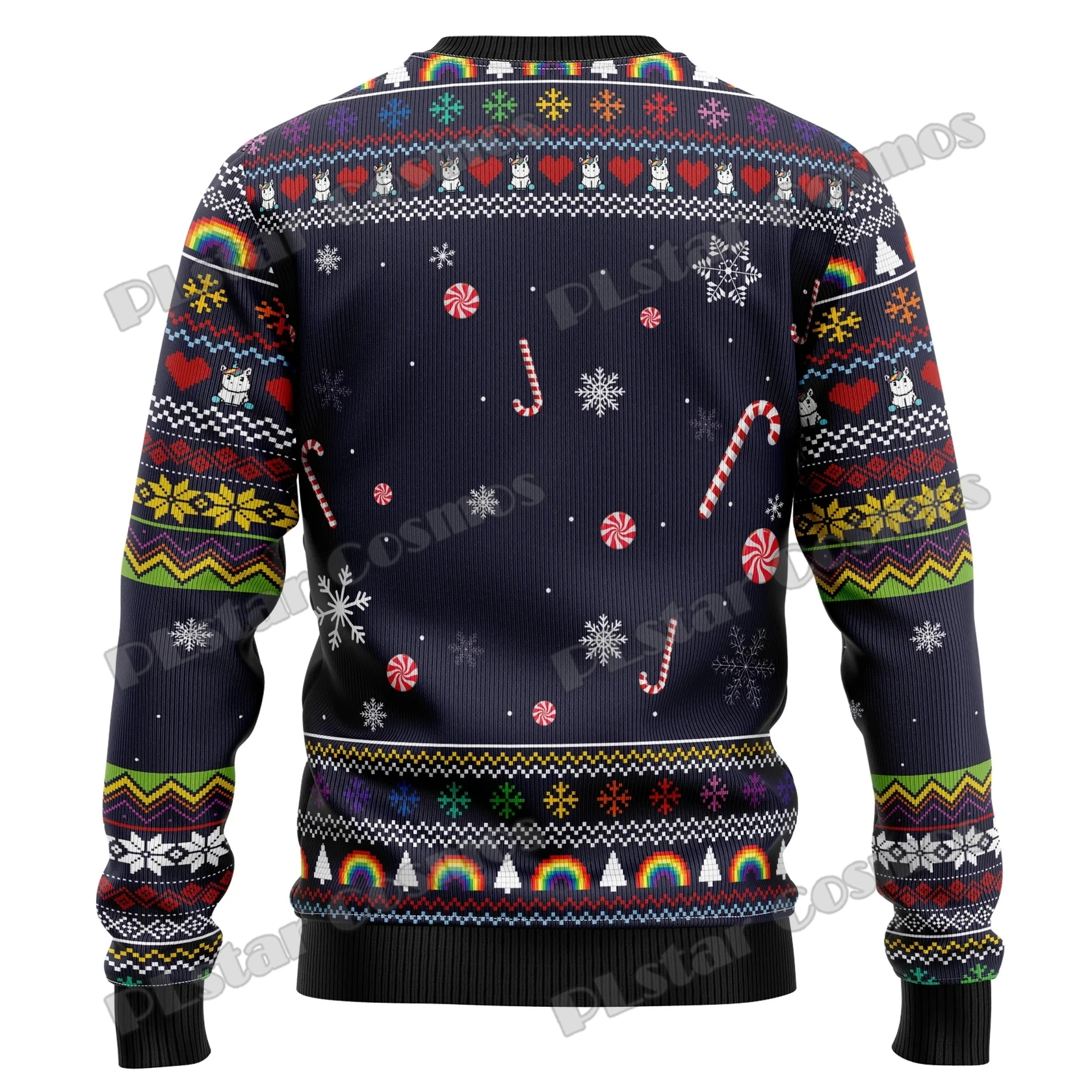 Santa Shark Weihnachten Grafik 3d gedruckt Mode Männer hässlichen Weihnachts pullover Winter Unisex lässig gestrickt Pullover Pullover myy12 – Detail 10