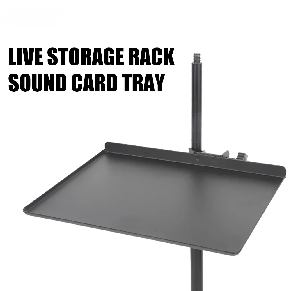 Microphone Stand Sound Card Phone tray for tiktok Live Broadcast Microphone Stand Accessories Sheet Music Sound Card Tray