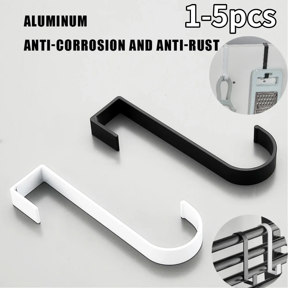 Towel Clothes Coat Hanger Corrosion Resistant Cabinet Cupboard Hook Z Shape Back Cabinet Door Hook for Towel Cloth Bags Sundries storage hook