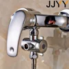 JJYY Multifunction 3 Way Shower Head Diverter Valve G1/2 Three Function Switch Adapter Connector 4
