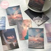 Mr Paper 100pcs/lot Ins Style Rainbow Star Sunset Waves Loose Leaf Memo Pads Minimalist Write Down Points Artsy Style Memo Pads 4