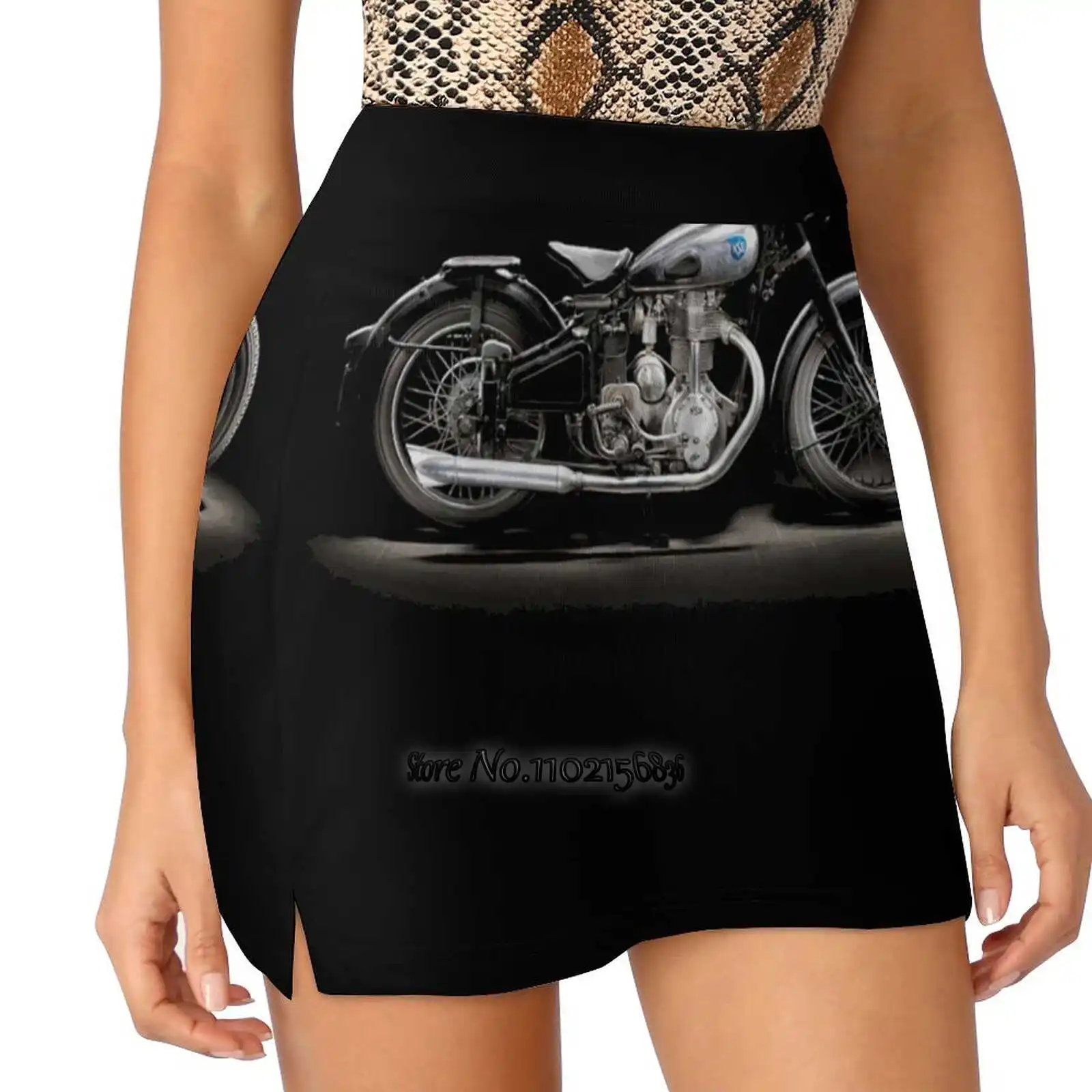 Nsu Konsul Gonne Finte Estive Da Donna A Due Pezzi Gonna Sportiva Casual Da Spiaggia Ragazza Skorts Moto Moto Classica Vintage Vecchia